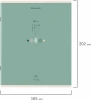 Тетрадь 96л. A5 линия BRAUBERG "Natural" скоба, ассорти S-404440