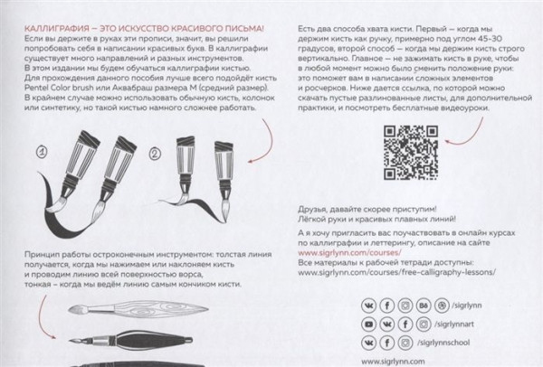 Книга: Каллиграфия кистью. Прописи. Латиница EKS-956432