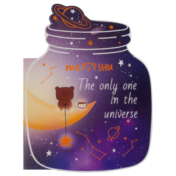 Флажки-закладки и самоклеящиеся блоки в наборе MESHU "Universe" по 20 л x 5 цветов RE-MS_64889