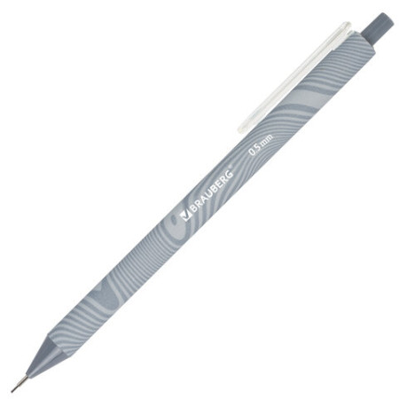 Карандаш механический BRAUBERG "МОРАНДИ" 0.5 мм корпус soft-touch ассорти S-182157