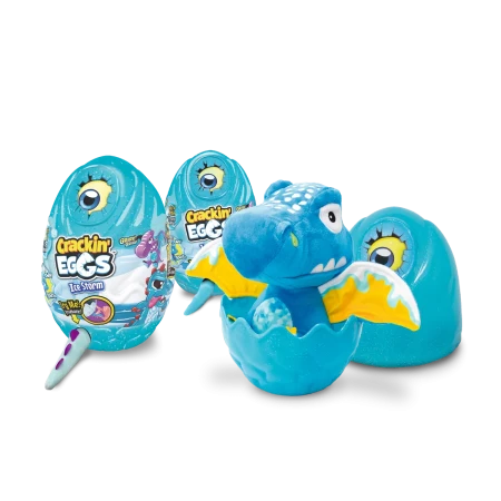 Игрушка мягконабивная динозавр 22 см «Crackin'Eggs» в яйце. Серия Ледниковый Период IT-SK003A1