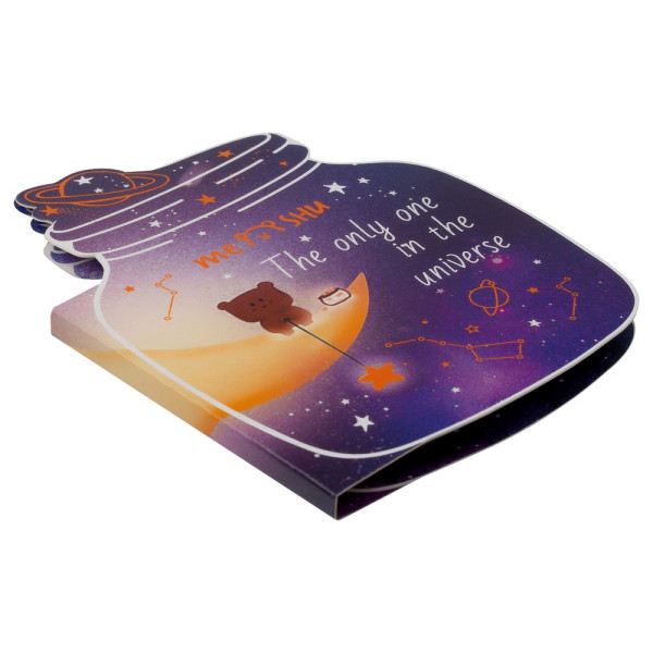 Флажки-закладки и самоклеящиеся блоки в наборе MESHU "Universe" по 20 л x 5 цветов RE-MS_64889