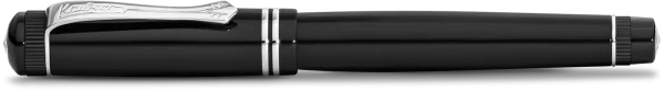 Ручка-роллер KAWECO DIA2 0.7мм черный корпус с хромированными вставками  KAW-10000566