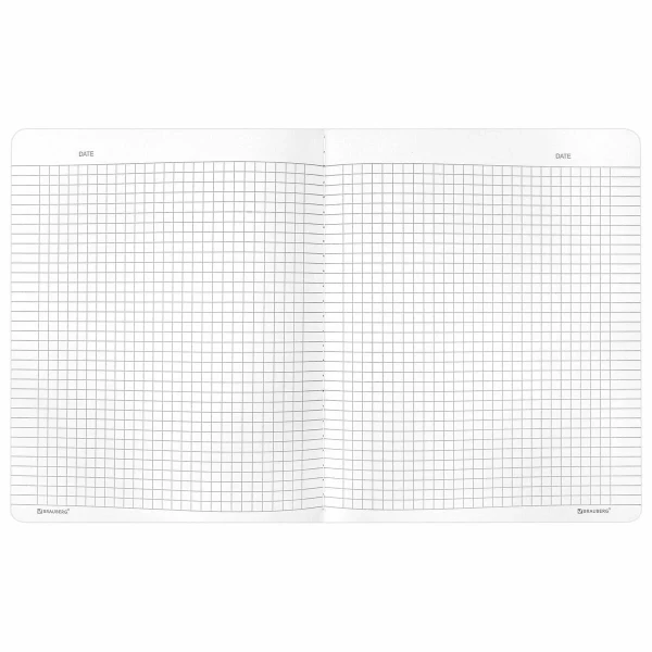 Тетрадь 96л. A5 клетка BRAUBERG "Ритм" сшивка, мат ламинация, ассорти S-405289