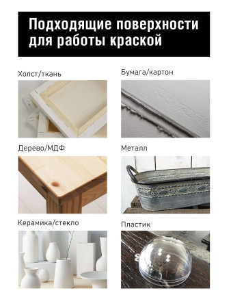 Набор акриловых красок "Акрил-Арт" 12 цв туба 20 мл 110209