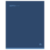 Тетрадь 48л. A5 клетка BG "Monocolor. Blue" soft-touch ламинация RE-Т5ск48_лс_11854