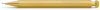 Карандаш механический KAWECO SPECIAL Brass 0.9мм с ластиком латунный корпус в подарочном футляре  KAW-10001388