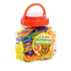 Шнуровка IQ-ZABIAKA "Весёлые фигурки" в банке 40 шт Микс SIM-3894979