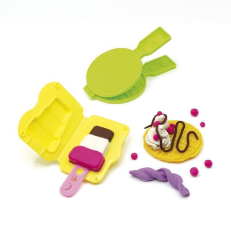 Набор массы для лепки MILAN Soft Dough Ice Creams and Waffles 6 цв x 59 г + аксессуары ML-913306ICW