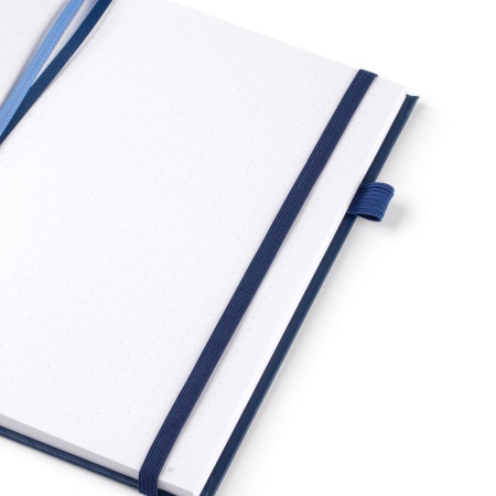 Блокнот для записей Стихия Bullet Journal 100 г/м2, 14 x 20 см, 80 л, жесткая обложка, тёмно-синий NP-ST04054