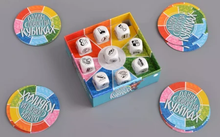 Настольная игра: Одним Словом на Кубиках MAGЭ029
