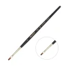 Кисть Roubloff Серия 1S25 синтетика под колонок плоская ручка короткая №4 MPЖS2-04-05Ж