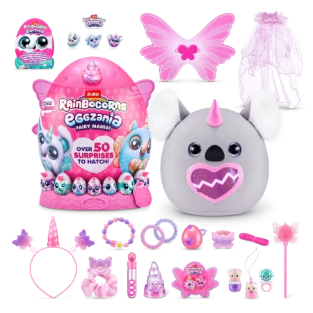 Игровой набор-сюрприз ZURU Rainbocorns Eggzania Fairy Mania S1 с акс. в ассортименте, большой IT-92106