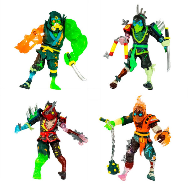 Ниндзомби. Фигурка со слаймом Грейв Спин. Ninjombie ROS-68756