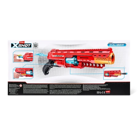 Игровой набор ZURU X-Shot Caliber с акс. (бластер, 16 снарядов) ROS-44141