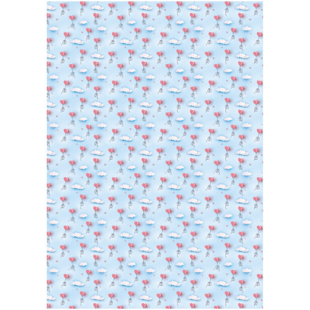 Упаковочная бумага глянцевая MESHU "День Рождения" 1л. 70 x 100 см 80 г/м2, ассорти, 5 дизайнов RE-MS_53490