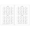 Ежедневник недатированный A5 136л. BG "Monochrome. Cherry" 7БЦ, soft-touch, красный, с резинкой RE-DuA5_66883
