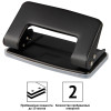 Дырокол OfficeSpace 10 л, металлический, черный RE-P201BL_436