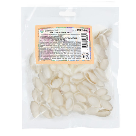 Ракушки декоративные ZLATKA / Blumentag 100 г ± 5 г Bubbles Shell 2.5 см DRF-003