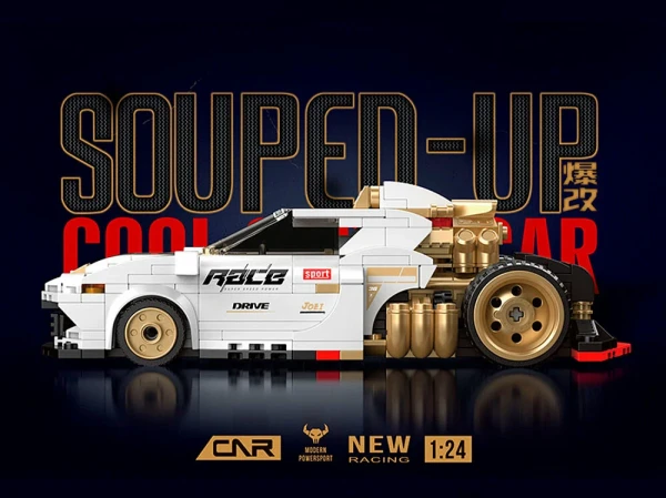 Конструктор Decool "Спорткар White Cyclone" IT-KC019_MK