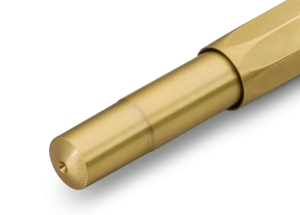 Ручка-роллер KAWECO BRASS Sport 0,7мм Латунный корпус (латунь) в подарочном футляре KAW-10000921