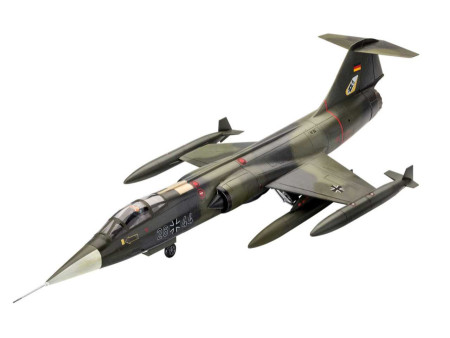 Сборная модель: REVELL Истребитель-бомбардировщик F-104G Starfighter 1:72, подарочный набор UT-63904