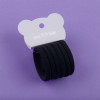 Резинки для волос MESHU "Essence thin" черные, 6 шт, европодвес RE-MS_60540