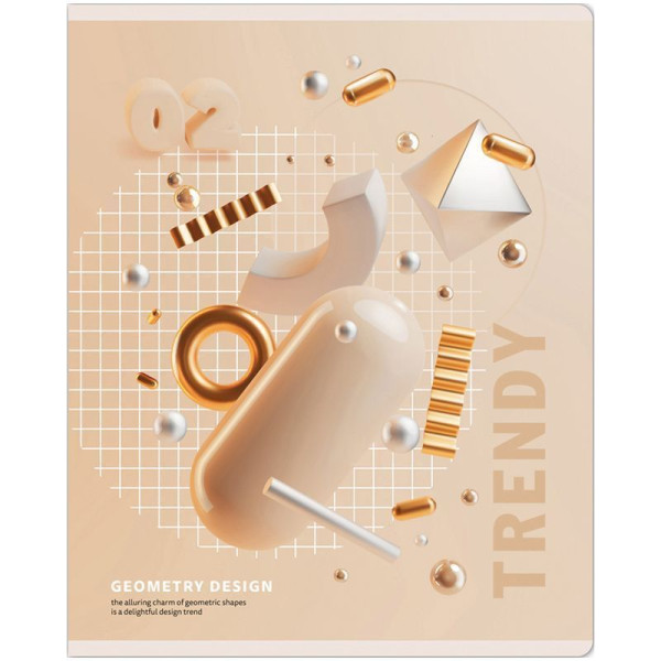 Тетрадь 48л. A5 клетка ArtSpace "Стиль. Trendy" эконом RE-Т48кС_42946