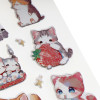 Наклейки объемные MESHU "I meow you" 10 x 23 см, с блестками RE-MS_66572
