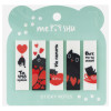 Флажки-закладки MESHU "Cute kitten"  пластиковые с дизайном, 45 x 12 мм, 20 л x 5 цв RE-MS_61968