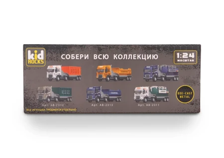 Машинка-грузовик Kid Rocks 1:24 со звуком и светом IT-AB-2313