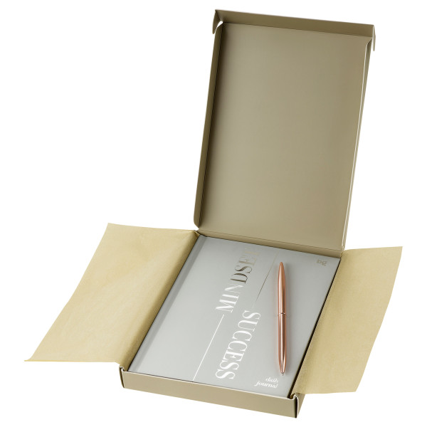 Ежедневник недатированный A5 136л. BG "Mindset. Mineral" 7БЦ, soft-touch, отд. фольгой 3D, в подарочной коробке RE-DuA5_66877