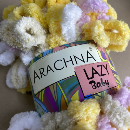 Пряжа ARACHNA Baby Lazy 100% микрополиэстер 100 г 8.5 м