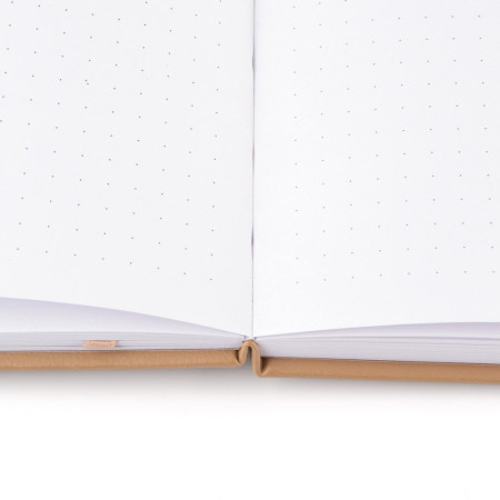 Блокнот для записей Стихия Bullet Journal 100 г/м2, 14 x 20 см, 80 л, жесткая обложка, кремовый NP-ST04056