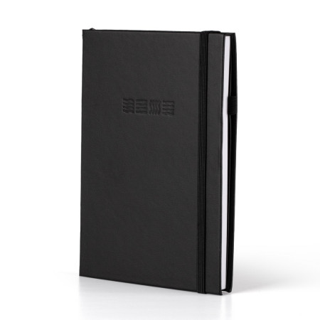 Блокнот для записей Стихия Bullet Journal 100 г/м2, 14 x 20 см, 80 л, жесткая обложка, черный NP-ST04053