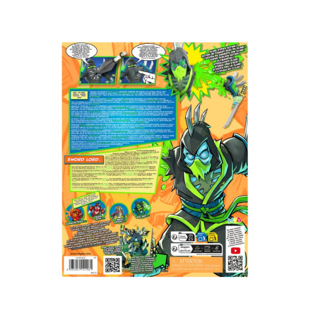 Ниндзомби. Фигурка со слаймом Сворд Лорд. Ninjombie ROS-68757