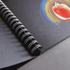 Блокнот для зарисовок FABRIANO BlackDrawingBook 190 г/м2 15 x 15 см 40 л, черные, спираль по короткой стороне MP19001515