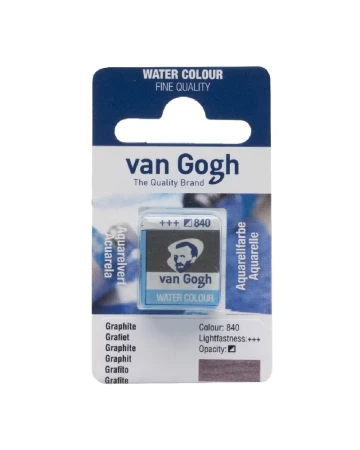 Краска акварельная VAN GOGH кювета №840 Графит RT20868401