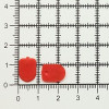 Язык малый 0.9 х 1.3 см пластик 1 шт AI677523