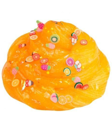 Слайм Slime "Emoji-slime" by Влад А4, 110 г, оранжевый AS-SLM065