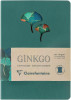 Блокнот CLAIREFONTAINE Ginkgo A5 90 г/м2 72 л, в линейку, мягкая обложка из натуральной кожи, ассорти RH-115949C