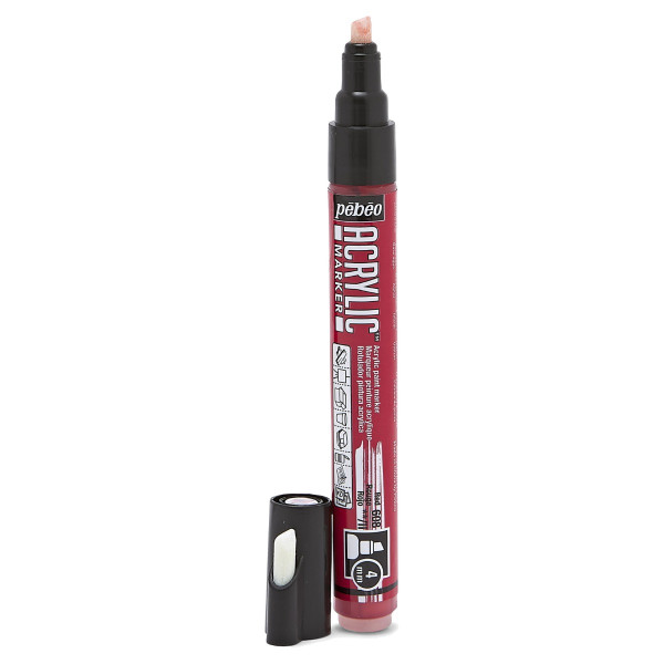 Маркер акриловый PEBEO Acrylic Marker №2 4 мм 1 шт 205908 красный