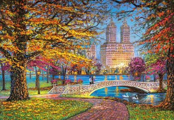 Пазл Castorland 1500 AUTUMN STROLL, CENTRAL PARK C-151844