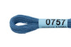 Нитки для вышивания GAMMA мулине (0207-0819) 8 м №0757 св.синий MG-0757