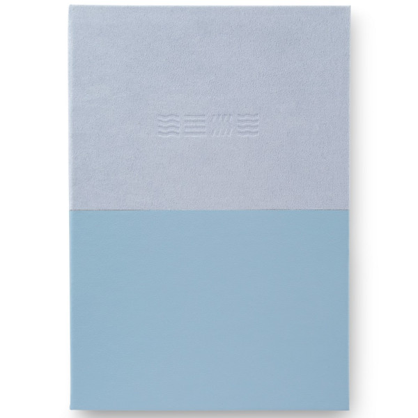 Блокнот для записей Стихия Bullet Journal 100 г/м2, 14 x 20 см, 80 л, жесткая обложка, серо-голубой NP-ST04055
