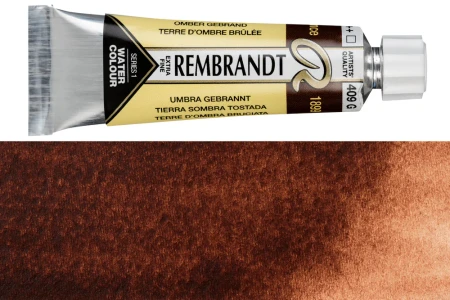 Краска акварельная REMBRANDT туба 10 мл №409 Умбра жжёная RT05014090