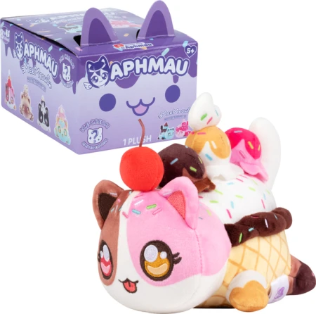 Игрушка-сюрприз Bonkers Aphmau MeeMeow Серия "Мороженое", плюшевая, 15 см UT-6027IC
