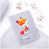 Обложка для паспорта MESHU "Happy Fox" ПВХ, 2 кармана RE-MS_34135