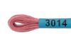 Нитки для вышивания GAMMA мулине (0820-3070) 8 м №3014 т.розовый MG-3014