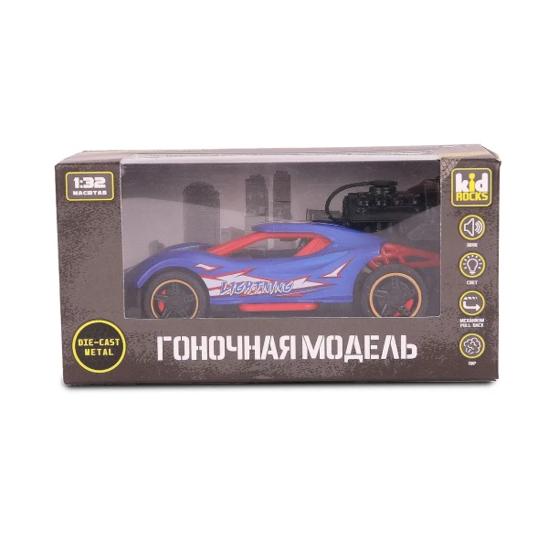 Машинка с паром 1:32, металл IT-AB-2352